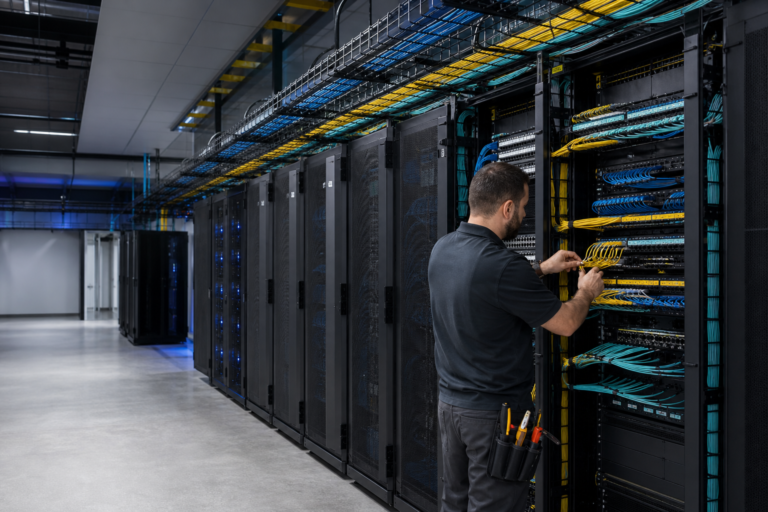 Professional Data Center Cable Management installation in Philadelphia, Pennsylvania