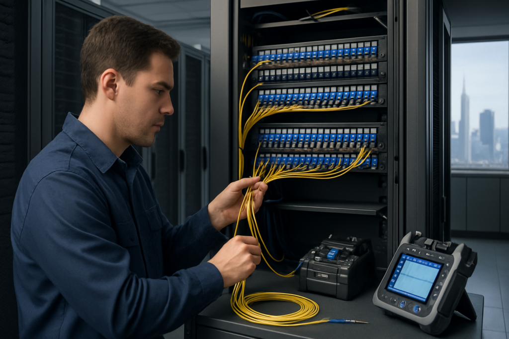 Professional Fiber Installation and optical testing in San Francisco, California