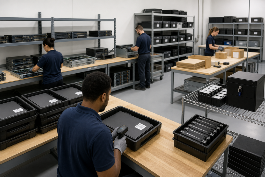 Enterprise ITAD asset processing and secure equipment tracking in Piscataway, New Jersey