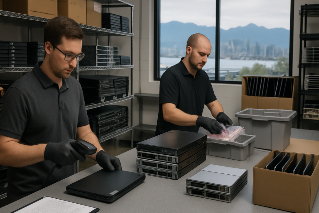Enterprise ITAD processing and asset tracking in Vancouver, British Columbia